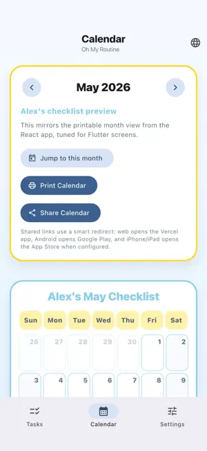 Oh My Routine screenshot 2