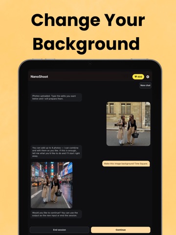 NanoShoot: AI Photo Studio iPad screenshot