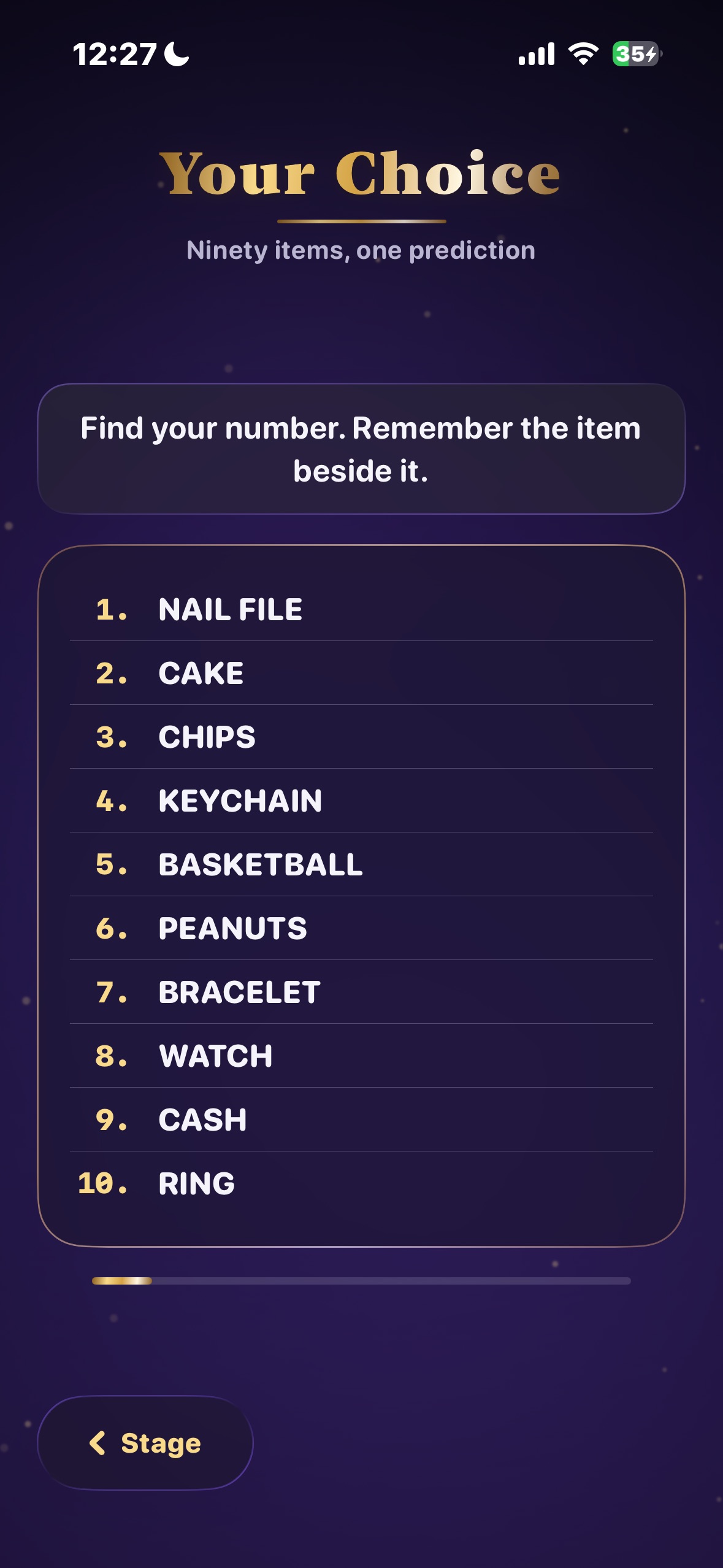 Screenshot 1 of Hobson Magic App