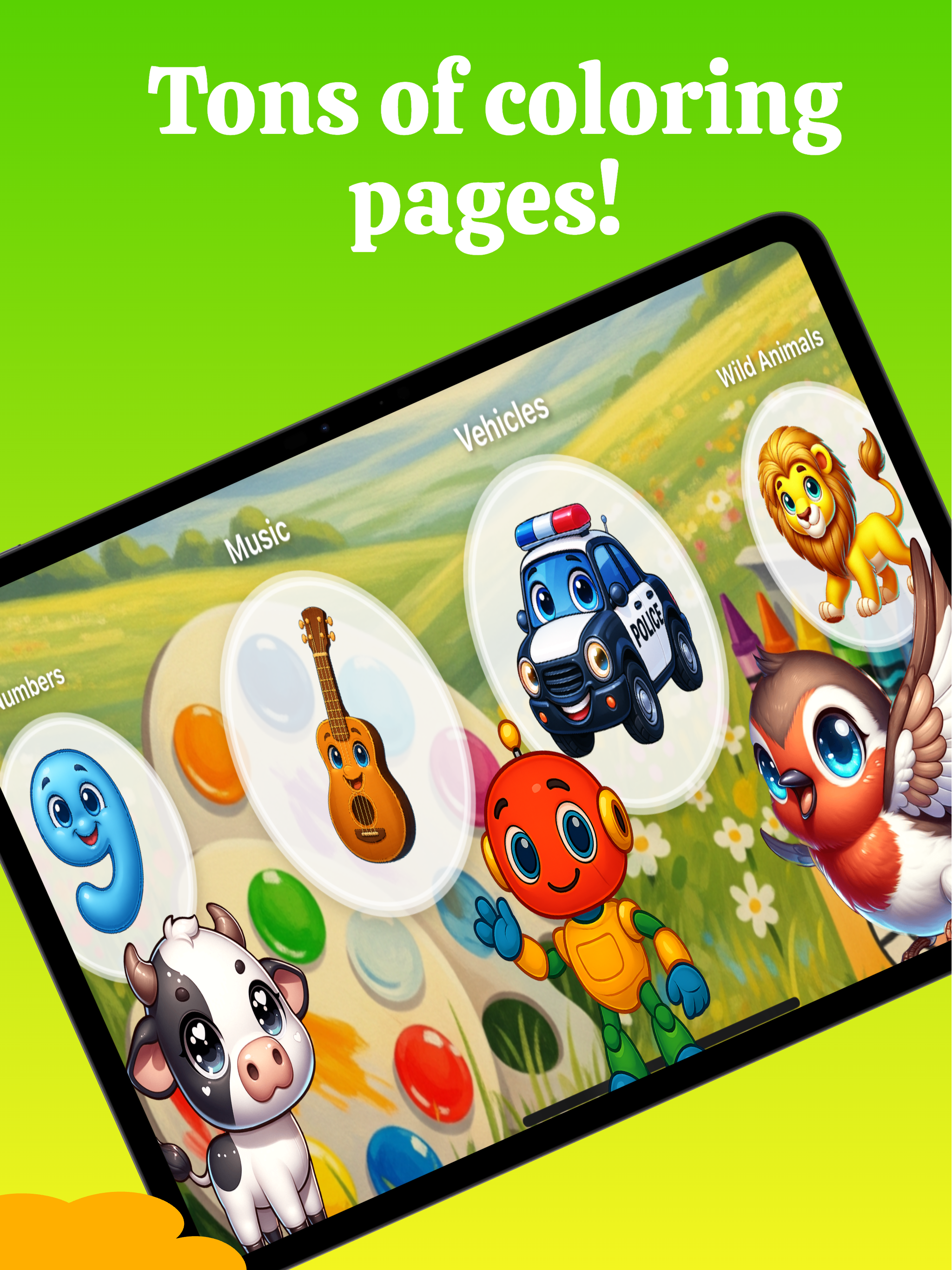 Animal Sounds & Coloring Games