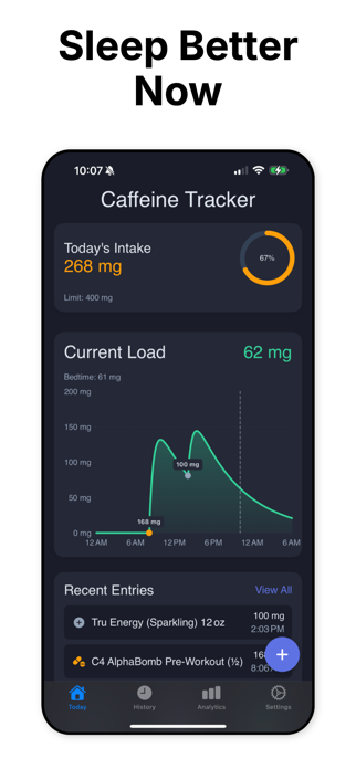 Caffeine Tracker App Screenshot 8 of 10