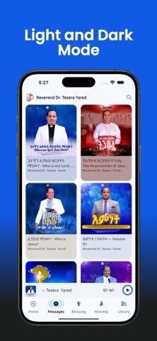 Reverend Dr. Tezera Yared screenshot