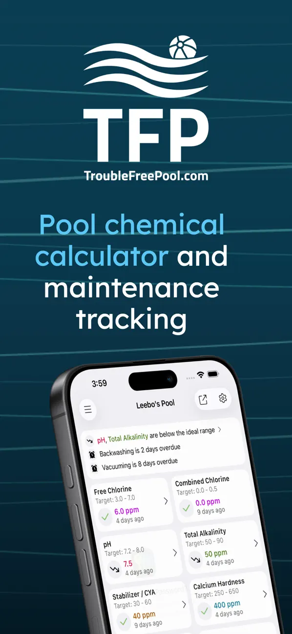 Screenshot #1 pour Pool Math by TroubleFreePool