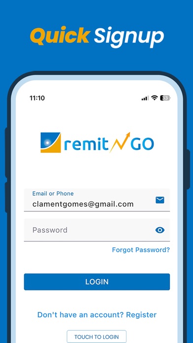 REMITnGO Screenshot