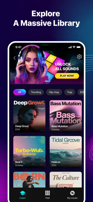 Music Pads: Beat Maker Machine iPhone screenshot 3