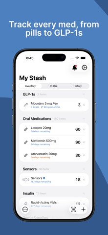 Stash Diabetes screenshot