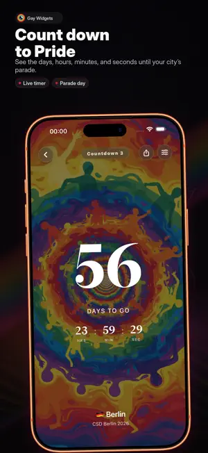 Gay Widgets - Pride Countdown screenshot 2