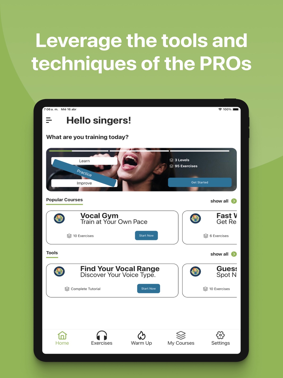 Singing Lessons: Learn to Sing ipad screenshot 3