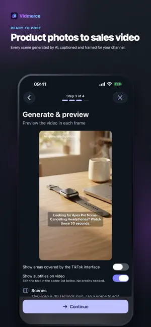 Vidmerce AI: Product Video Ads screenshot 1
