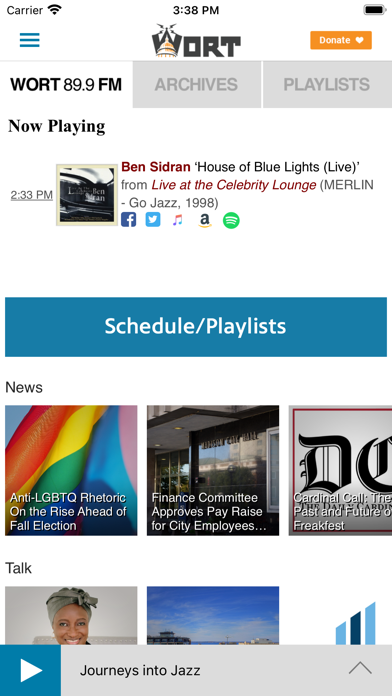 WORT FM Screenshot