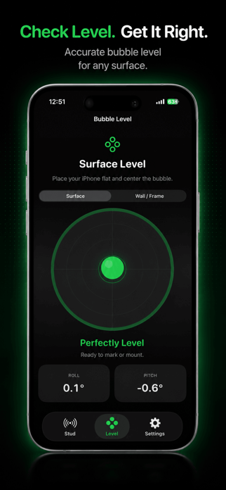 Stud Finder - Bubble Level Screenshot 3 of 5