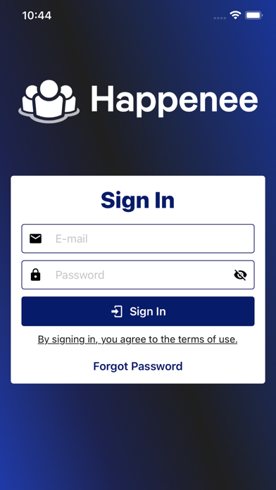 Happenee Service App Screenshot