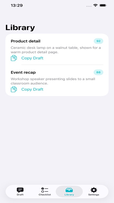 Screenshot #3 pour Alt Text Draft