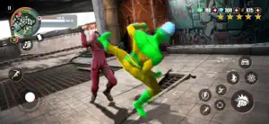 Flying Hero Cyber City screenshot 1