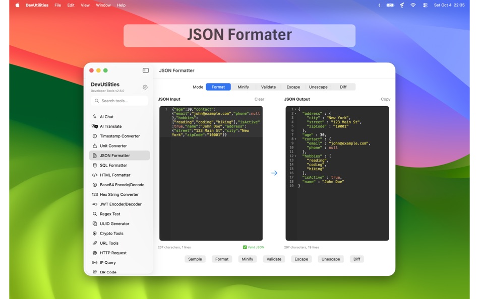 #5. DevUtilities (macOS) بواسطة: Hengfei Yang