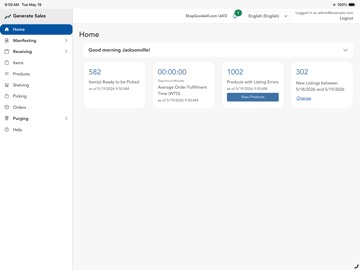 Generate Sales iPad screenshot
