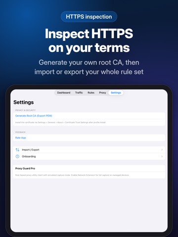 Proxy Guard Pro iPad screenshot