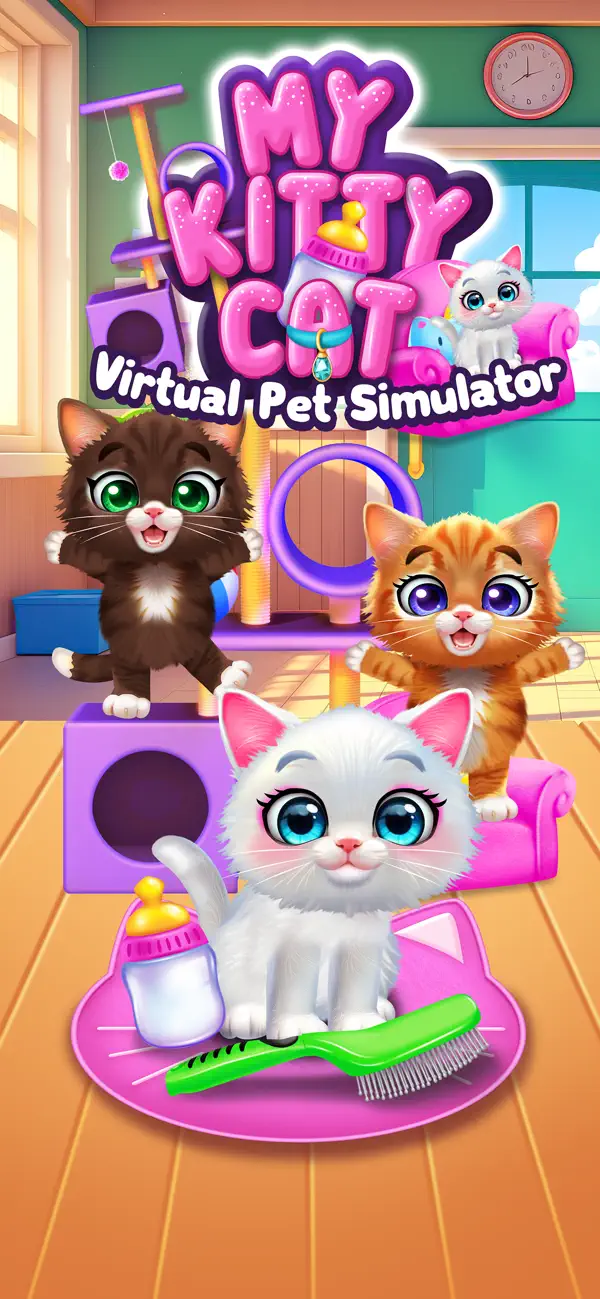 Screenshot #1 pour Pet Kitty Cat - Virtual Pets