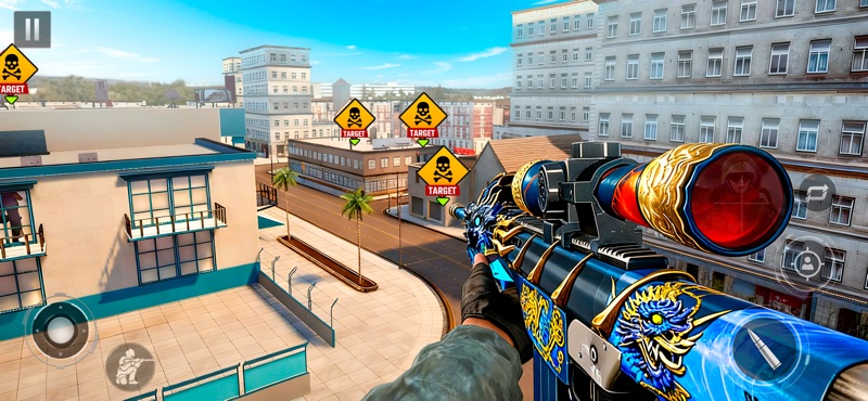 Legend Sniper Gun Shooting 3D screenshot 2