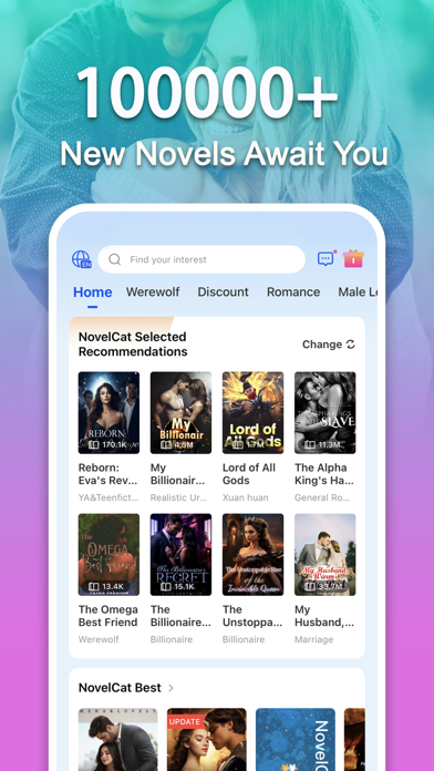 NovelCat-Novels and Books Screenshot 2 - AppWisp.com NovelCat-Novels and Books Screenshot 2 - AppWisp.com