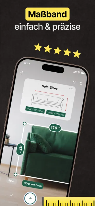Tape Measure & AR Ruler：Metrix screenshot 1 of 8