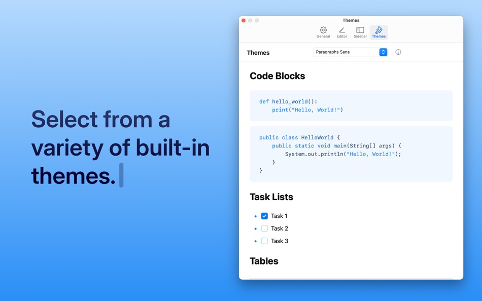 #7. Paragraphs: A Writing App (macOS) 由: Triplane