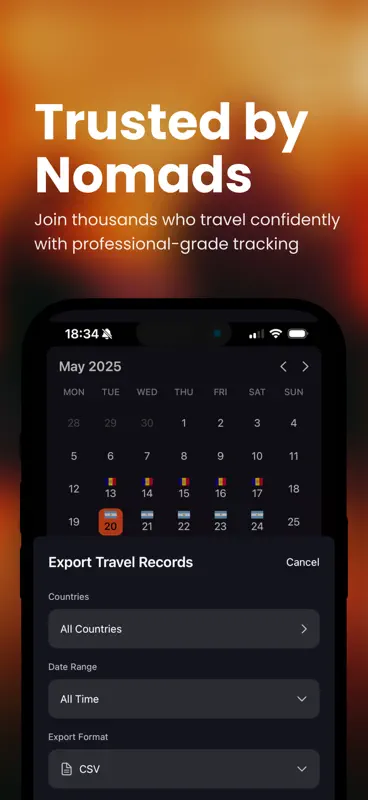 Country Days Tracker: Staydays screenshot 5 of 5