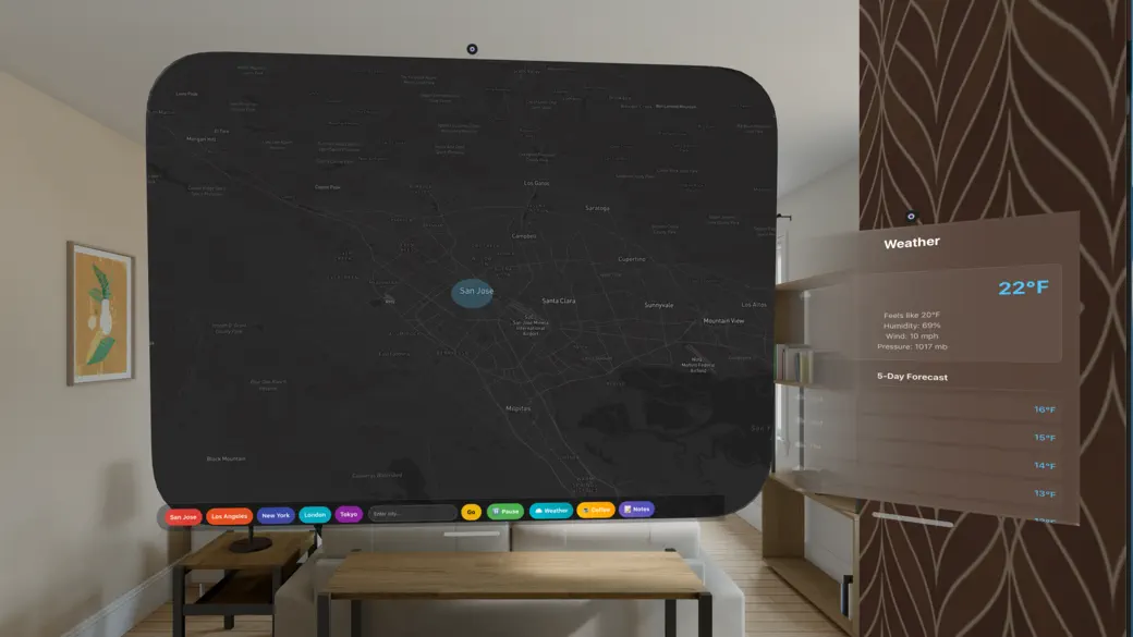 #1. Spatial Wander (iOS) โดย: Parth Patel