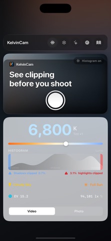 KelvinCam: Light Meter screenshot