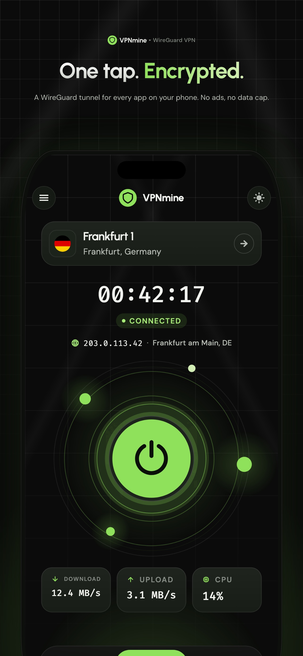 Screenshot 4 of VPNmine — Fast & Secure VPN