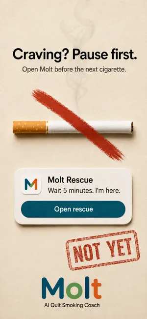 MoltAI: Quit Smoking Coach screenshot 1