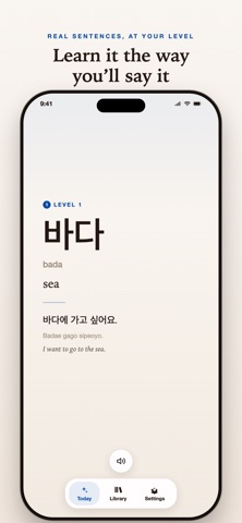 Lock&Learn Korean: TOPIK iPhone screenshot