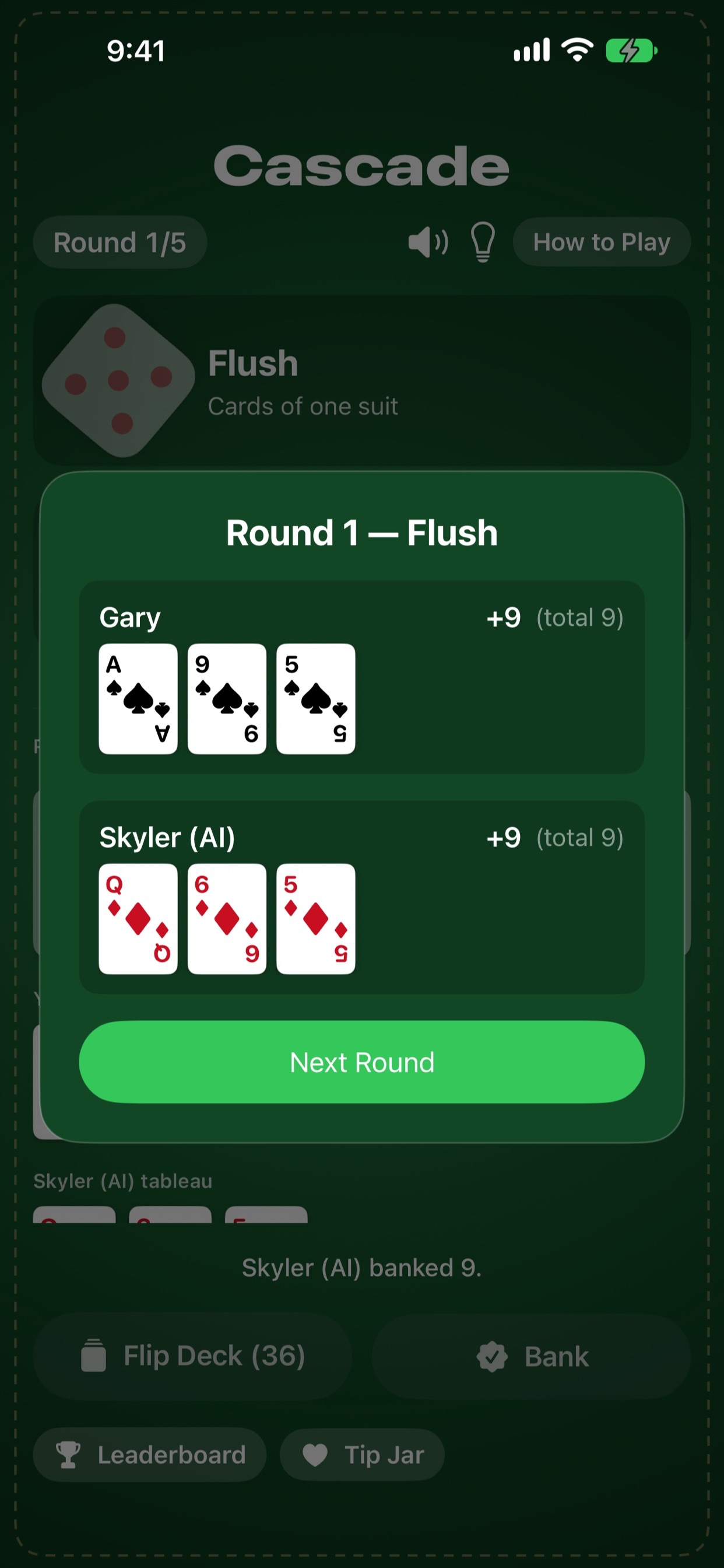 Screenshot 2 of Cascade: Dice & Card Duel