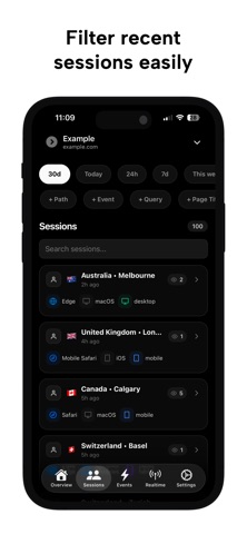Umami: Website Analytics screenshot