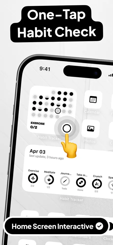 Habit Tracker Widget 良好习惯养成应用截图