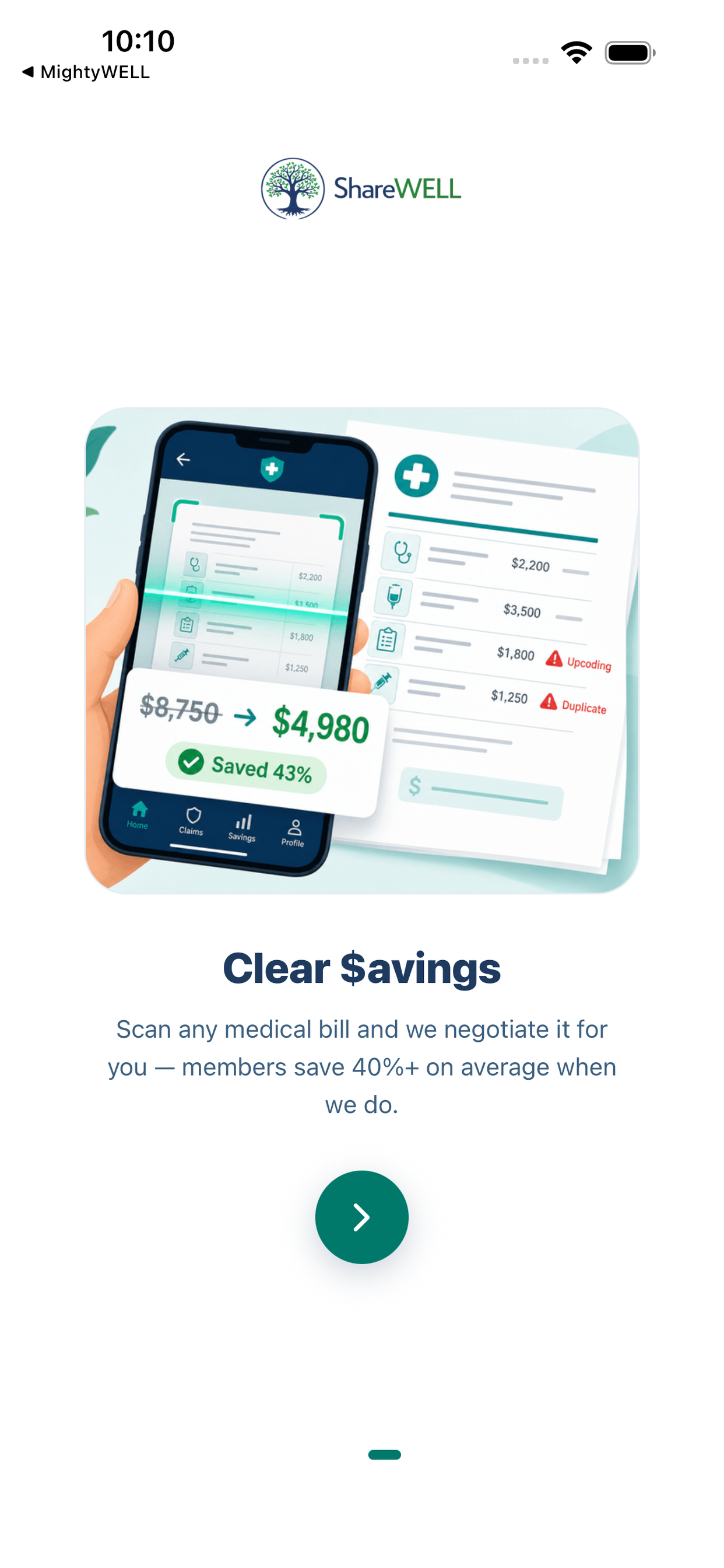 ShareWELL Health screenshot 3