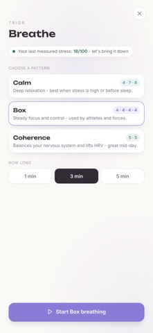 TRIGR Health: AI Coach screenshot