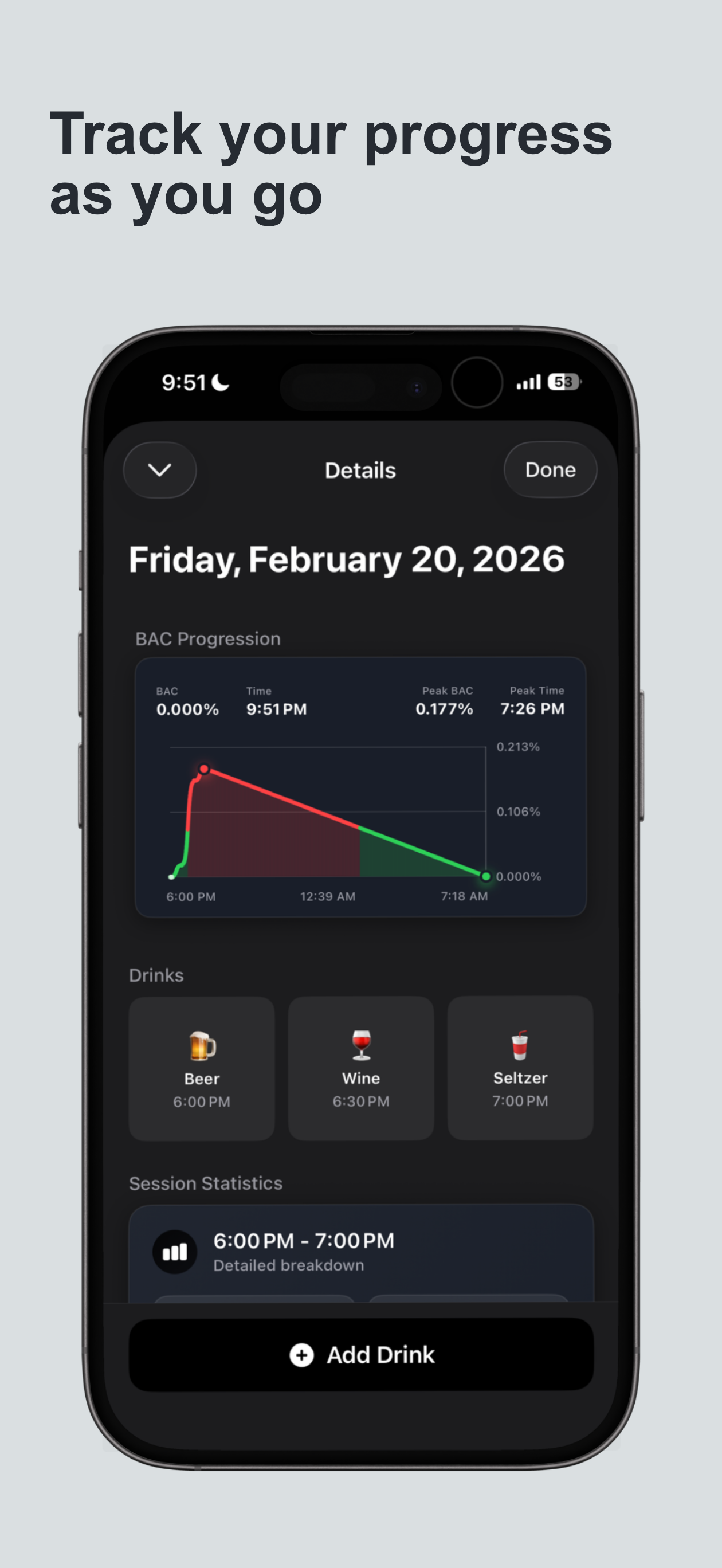 Alc AI: Drink Tracker
