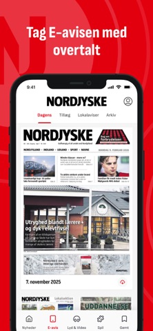 Nordjyske iPhone screenshot
