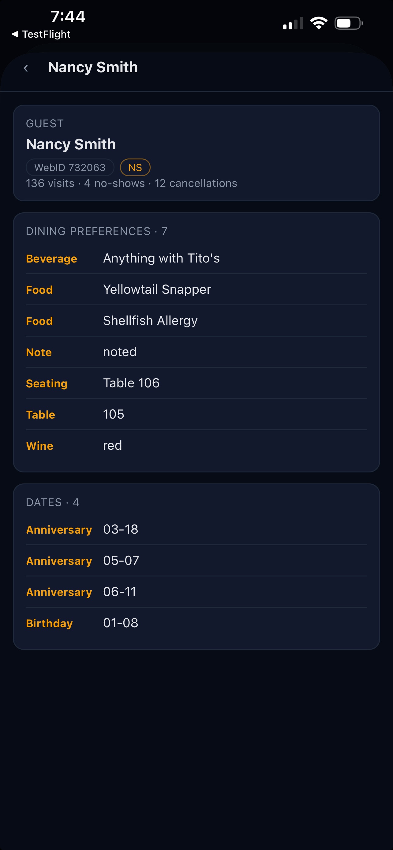 Screenshot 5 of TableConnect RestaurantConnect