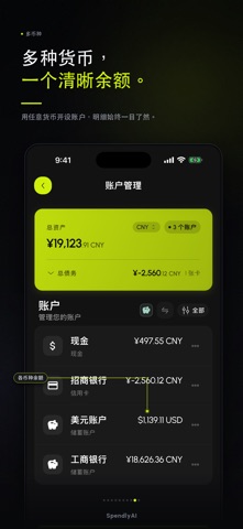 SpendlyAI 记账本: 预算与理财助手 screenshot