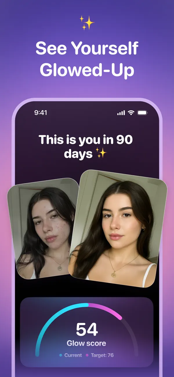 Screenshot #3 pour Glow Up & Beauty Coach: Gleamy