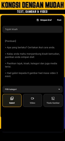 Ceritakan: Baca, Kongsi & Undi screenshot