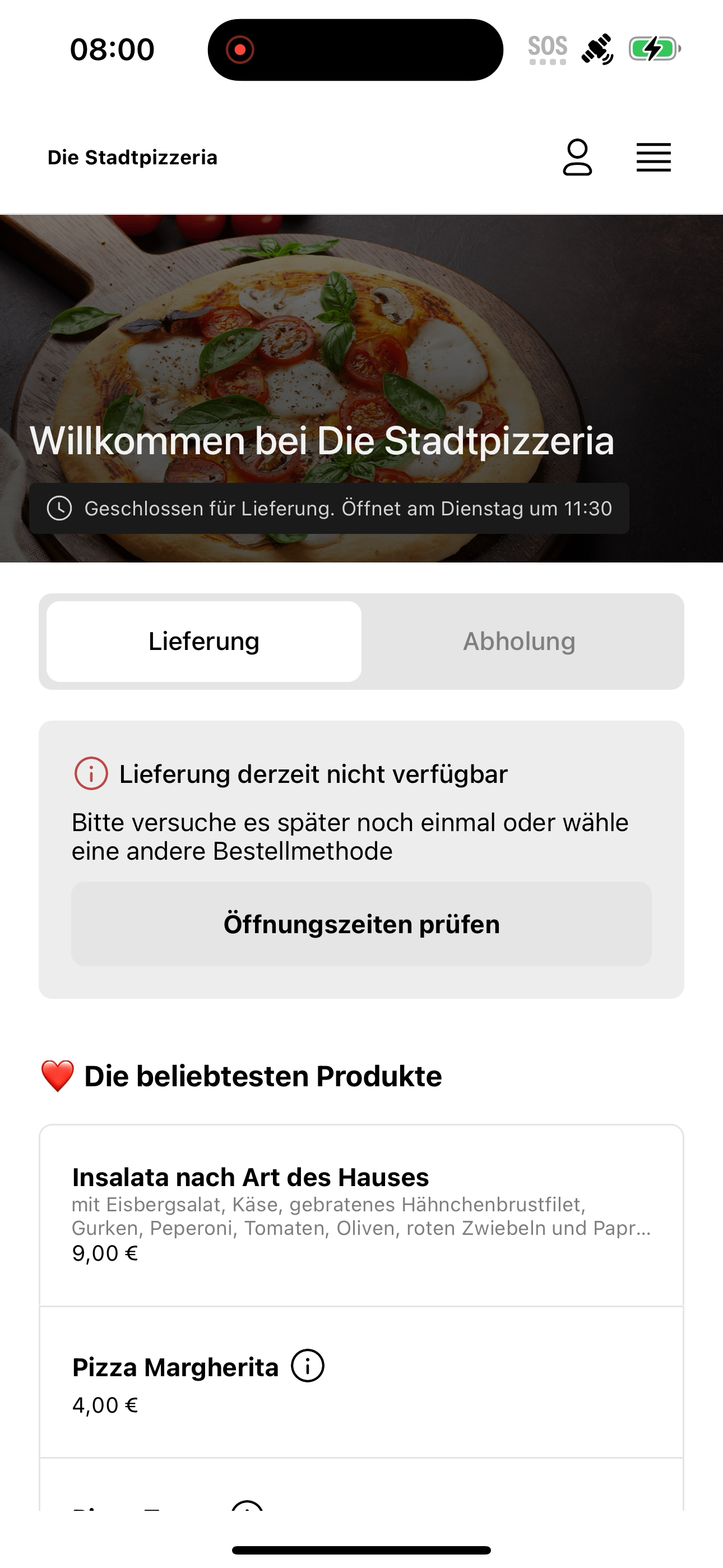 Die Stadtpizzeria screenshot 6