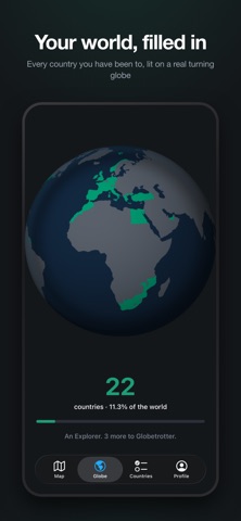 tripswipe: Country Tracker Screenshot 1 of 4