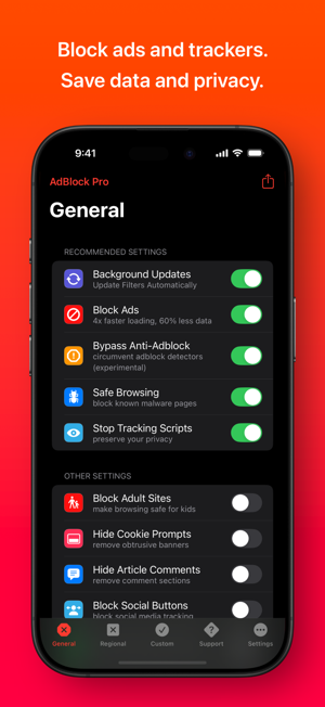 ‎AdBlock Pro for Safari Screenshot