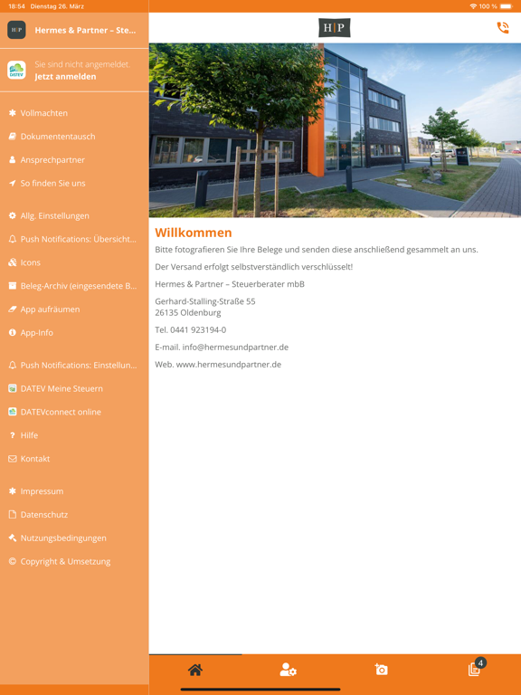 Screenshot #4 pour Hermes & Partner StB