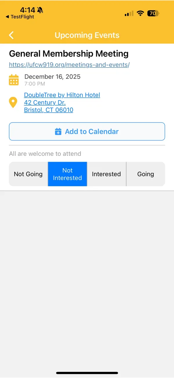Screenshot #2 pour UFCW Local 919