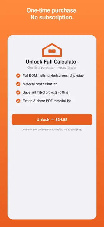 Roof Calc: Shingle Estimator screenshot 5