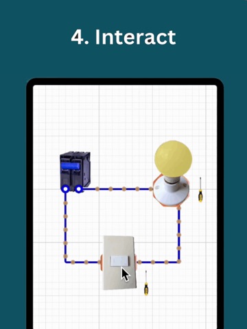 ElectroSim: Circuit Simulator iPad screenshot